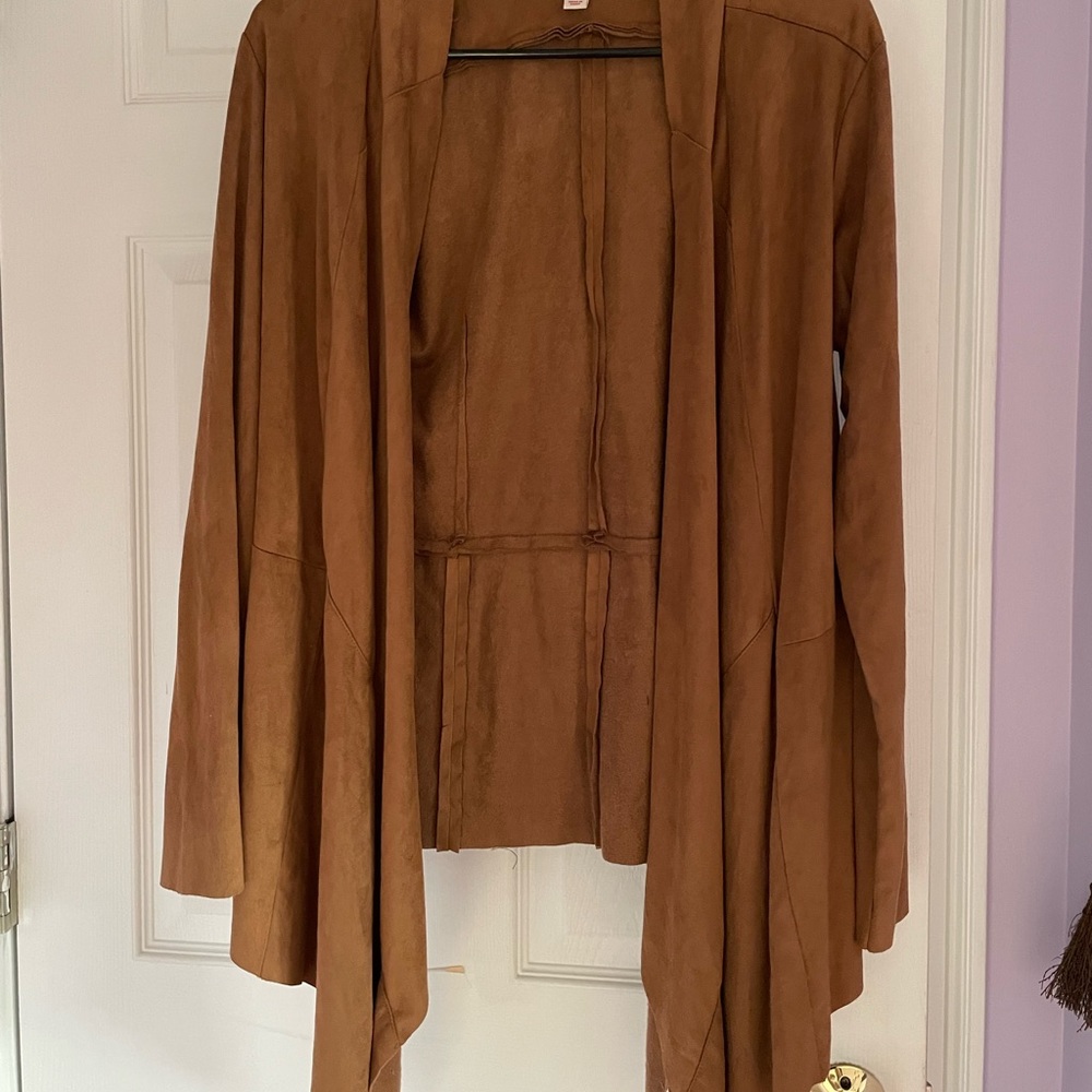 Lightweight suede jacket